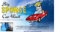 Desktop Screenshot of bigspongecarwash.com